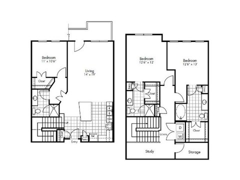 Haskell Floor Plan at Vue Greenville, Dallas